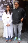 Rekha & Vishal Bhardwaj At The Trailer Launch Of Haider