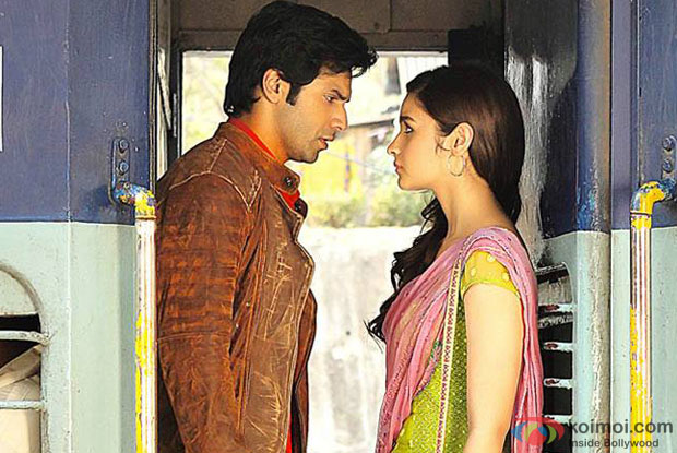 Varun Dhawan and Alia Bhatt in a still from movie ‘Humpty Sharma Ki Dulhania’