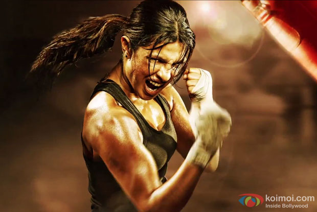 Priyanka Chopra in a still from movie 'Mary Kom'