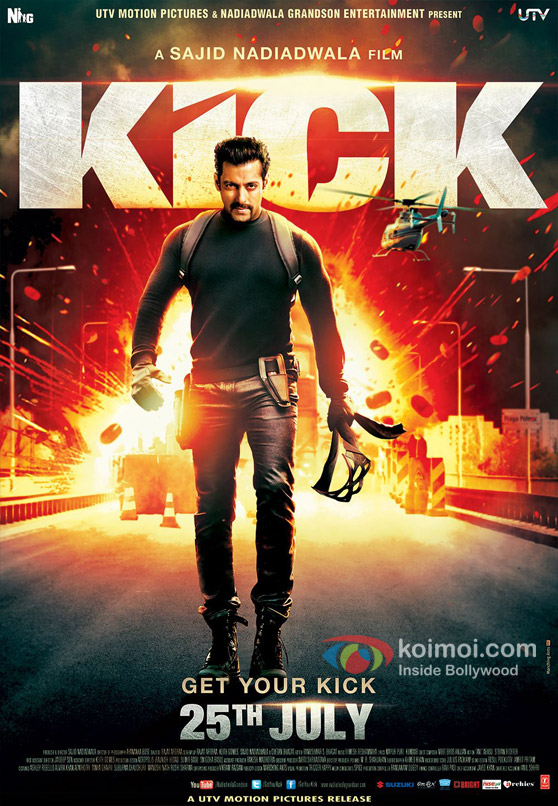 Salman Khan in a Kick Movie Poster