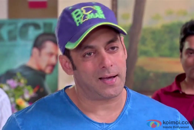 Salman Khan at CID TV Show for Kick's Promotion