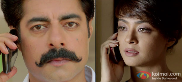 Sushant Singh and Surveen Chawla in a still from movie 'Hate Story 2'