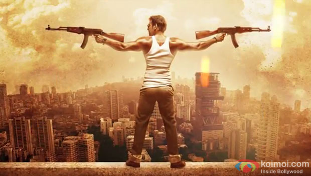 Ajay Devgn in a 'Singham Returns' Movie Motion Poster Ajay Devgn in a 'Singham Returns' Movie Motion Poster