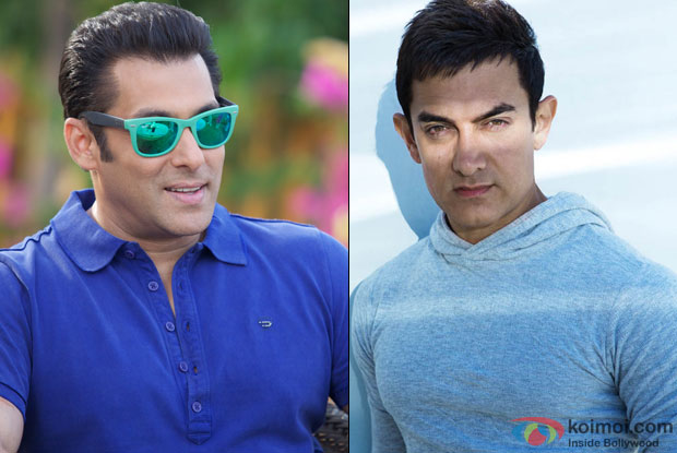 Salman Khan and Aamir Khan Salman Khan and Aamir Khan