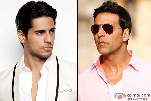 Akshay Kumar and Sidharth Malhotra