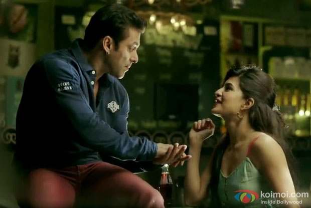 Salman Khan and Jacqueline Fernandez in a still from movie ‘Kick’ Salman Khan and Jacqueline Fernandez in a still from movie ‘Kick’