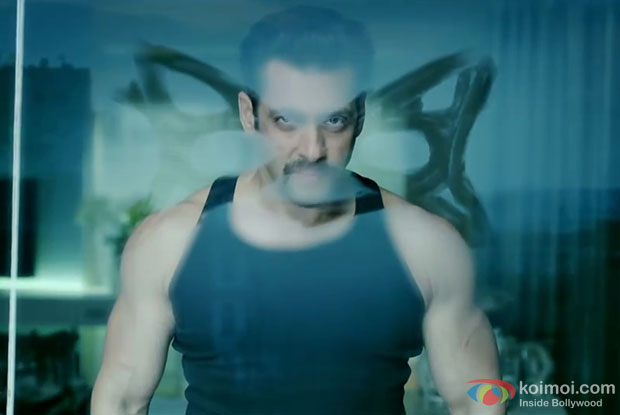 Salman Khan in a still from movie ‘Kick’