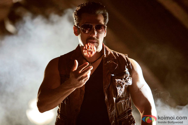 Salman Khan in a still from movie 'Kick' Salman Khan in a still from movie 'Kick'