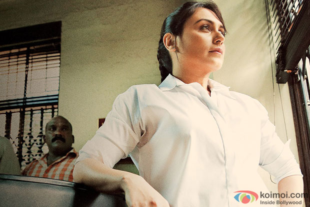 Rani Mukerji in a still from movie 'Mardaani'