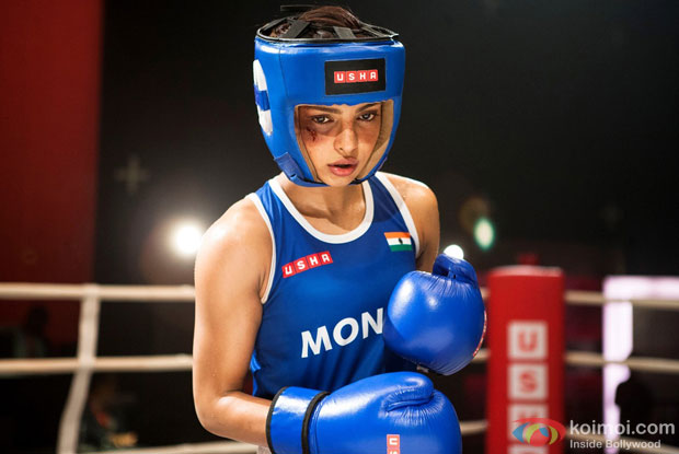 Priyanka Chopra in a still from movie 'Mary Kom'