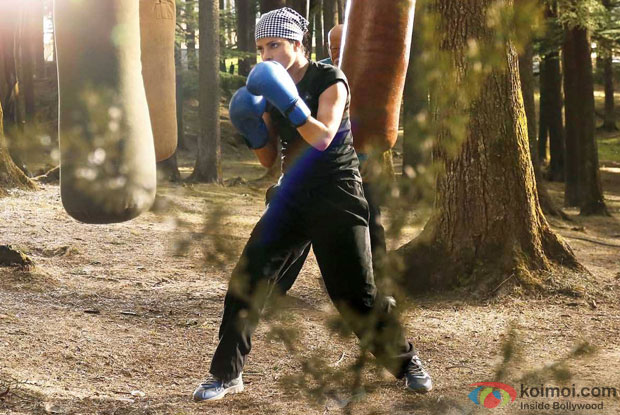 Priyanka Chopra in a still from movie 'Mary Kom' Priyanka Chopra in a still from movie 'Mary Kom'