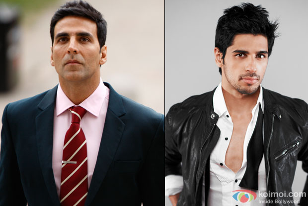 Akshay Kumar And Sidharth Malhotra Akshay Kumar And Sidharth Malhotra