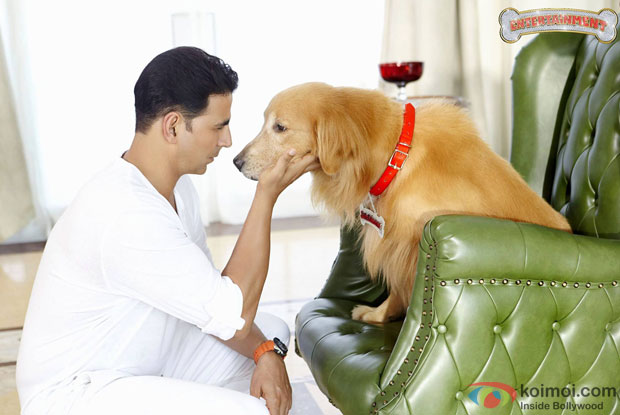 Akshay Kumar in a still from movie 'Entertainment'