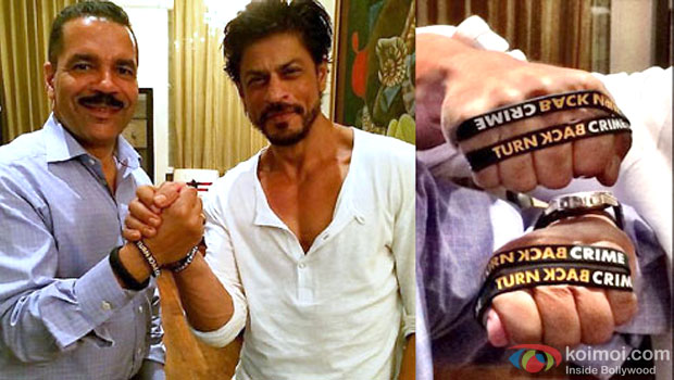 Shah Rukh Khan - Ambassador Turn Back Crime campaign with INTERPOL Secretary General Ronald K. Noble