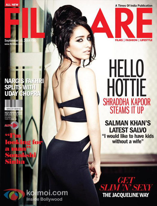 Shraddha Kapoor on Filmfare cover page Shraddha Kapoor on Filmfare cover page