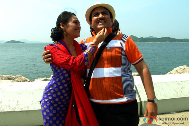 Daya and Jetha at HongKong Disneyland