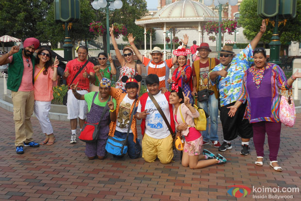 Taarak Mehta Ka Ooltah Chashmah team at HongKong Disneyland