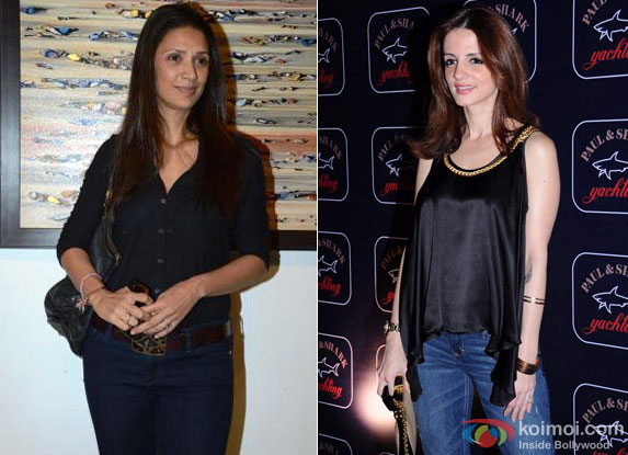 Mehr Jesia Rampal and Sussanne Khan Mehr Jesia Rampal and Sussanne Khan