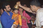 Raj Kundra, Viaan Raj Kundra and Shilpa Shetty at Iskon Temple Pic 1