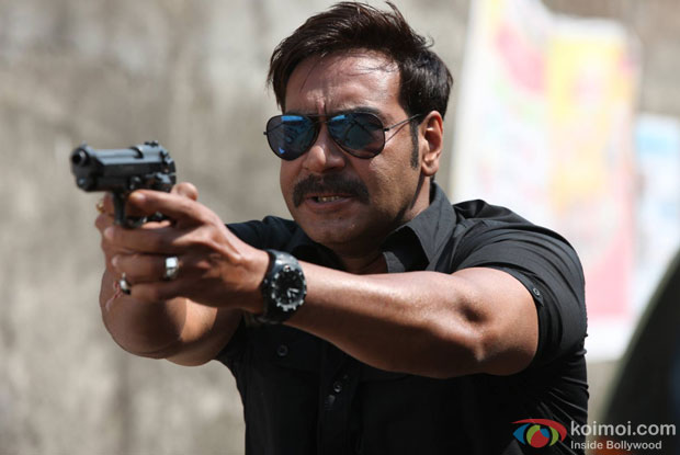 Ajay Devgn in a still from movie 'Singham Returns' Ajay Devgn in a still from movie 'Singham Returns'