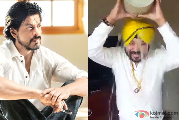 Shah Rukh Khan and Daler Mehendi Shah Rukh Khan and Daler Mehendi