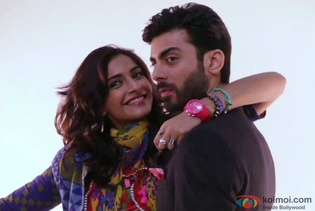 Sonam Kapoor and Fawad Khan in a still from movie 'Khoobsurat'