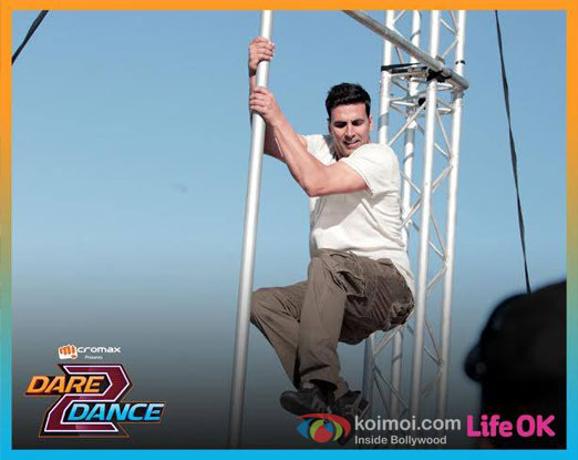 Akshay Kumar in a still from Dare 2 Dance show