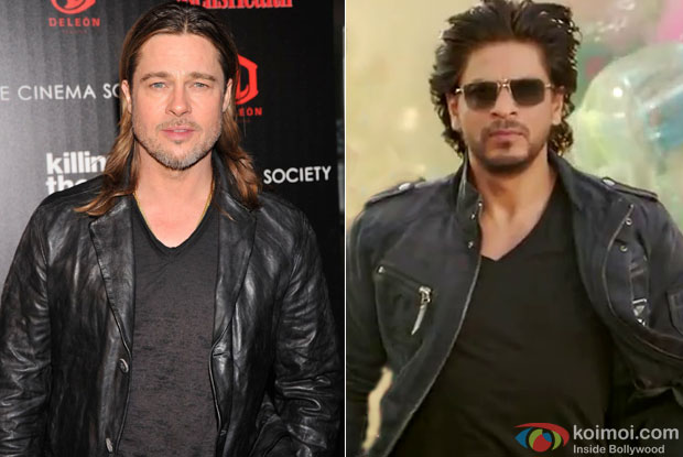 Brad Pitt and Shah Rukh Khan
