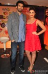 Aditya Roy Kapur and Parineeti Chopra during the Daawat-e-Ishq Food Yatra press Conference Pic 2
