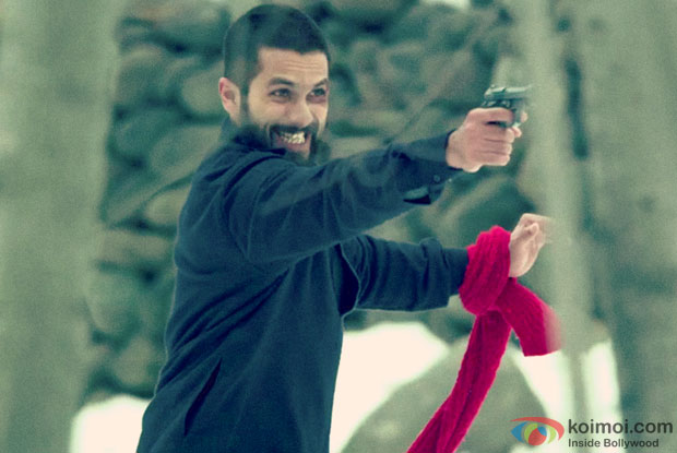 Shahid Kapoor in a still from movie 'Haider' Shahid Kapoor in a still from movie 'Haider'