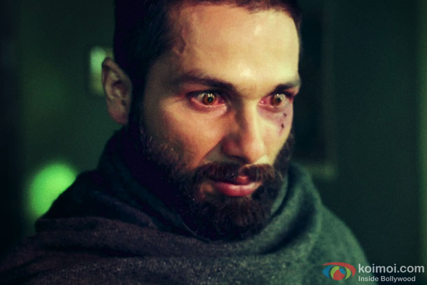 Shahid Kapoor in a still from movie 'Haider' Shahid Kapoor in a still from movie 'Haider'