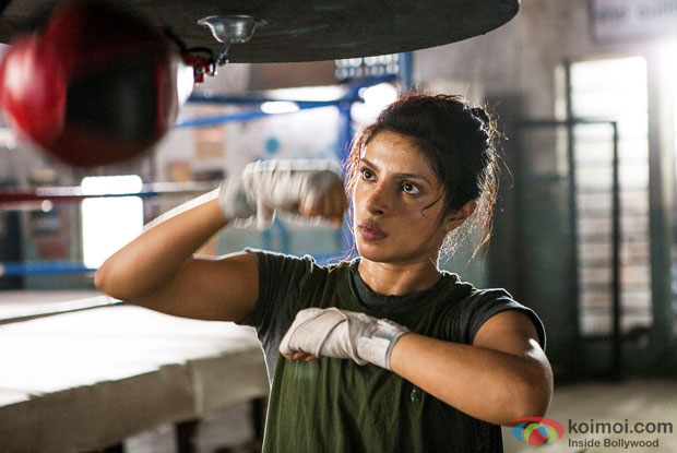Priyanka Chopra in a still from movie 'Mary Kom' Priyanka Chopra in a still from movie 'Mary Kom'