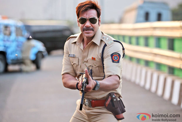 Ajay Devgn in a still from movie 'Singham Returns' Ajay Devgn in a still from movie 'Singham Returns'