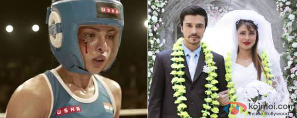 Priyanka Chopra and Darshan Kumaar in a still from movie 'Mary Kom'