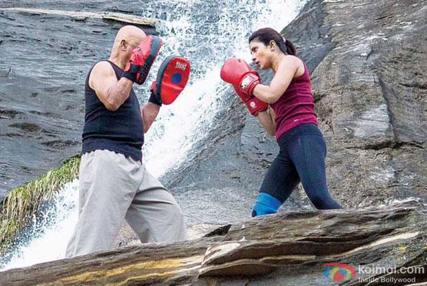 Priyanka Chopra in a still from movie 'Mary Kom'