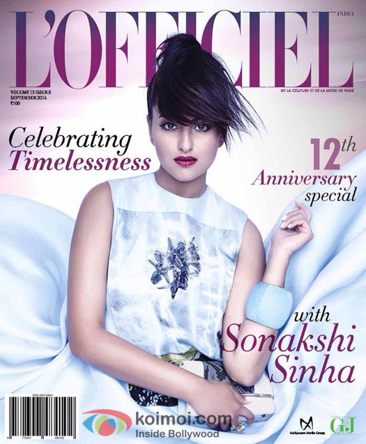 Sonakshi Sinha On The Cover Of L'Officiel Magazine