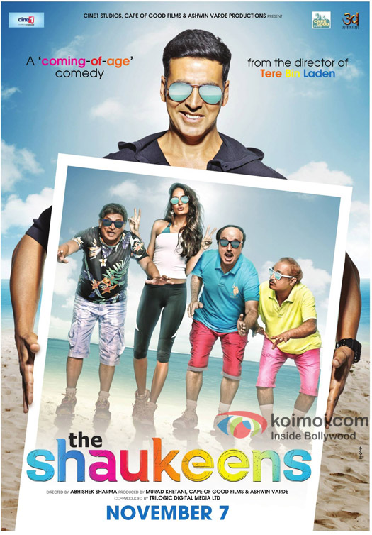 Akshay Kumar and Lisa Haydon starrer 'The Shaukeens' Movie Poster