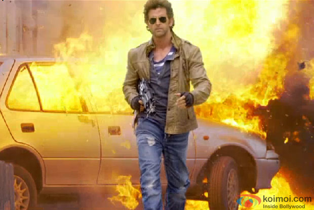 Hrithik Roshan in a still from movie 'Bang Bang'