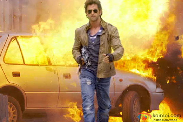 Hrithik Roshan in a still from movie 'Bang Bang'