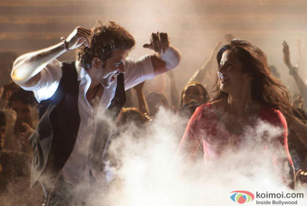 Hrithik Roshan and Katrina Kaif in a still from movie 'Bang Bang'