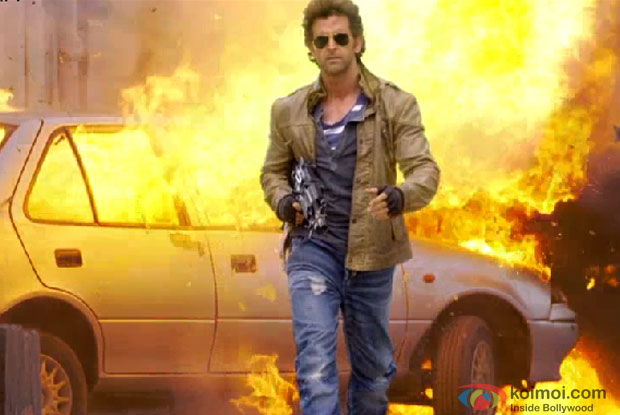 Hrithik Roshan in a still from movie 'Bang Bang'