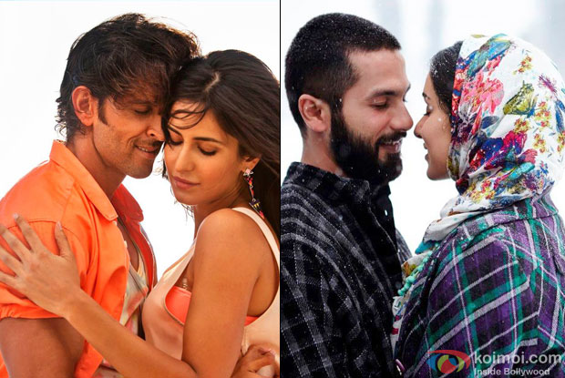 Still from movie 'Bang Bang' and 'Haider'