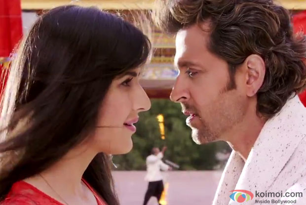 Katrina Kaif and Hrithik Roshan in a still from movie ' Bang Bang'