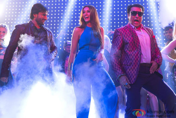 Saif Ali Khan, Ileana Dcruz, and Govinda in a song 'G Phaad Ke' from movie 'Happy Ending'