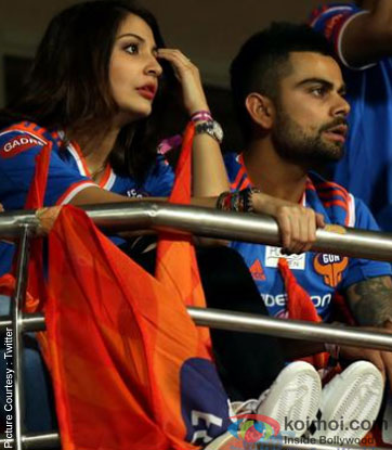 Anushka Sharma and Virat Kohli at ISL Anushka Sharma and Virat Kohli at ISL