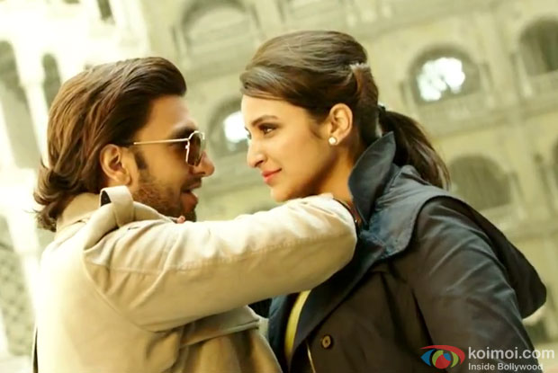 Ranveer Singh and Parineeti Chopra in a still from movie 'Kill Dil'