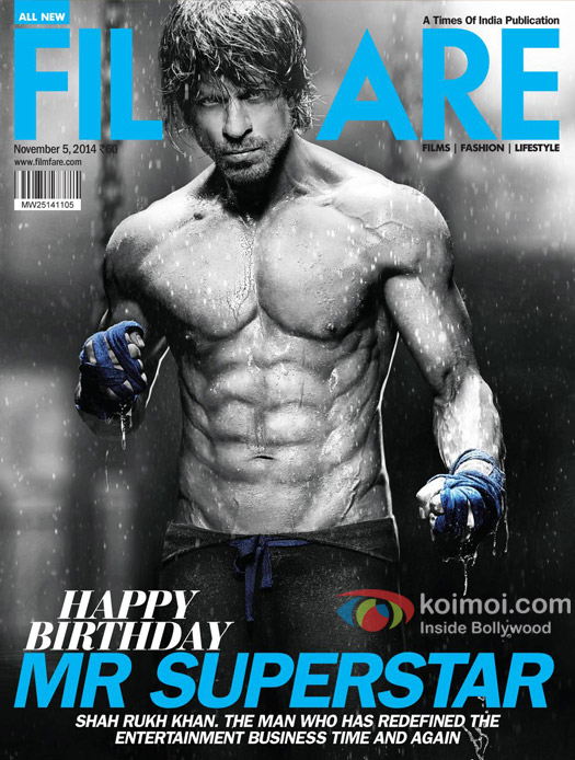 Shah Rukh Khan on Filmfare Cover Shah Rukh Khan on Filmfare Cover