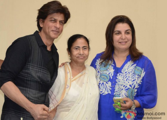 Shah Rukh Khan and Farah Khan Meet West Bengal CM Mamata Banerjee