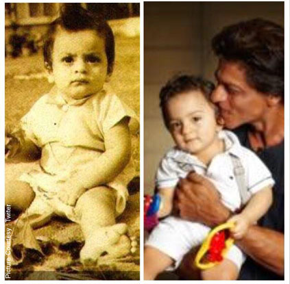 Shah Rukh Khan with his son AbRam