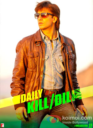 Ranveer Singh in a still from movie 'Kiil Dil'